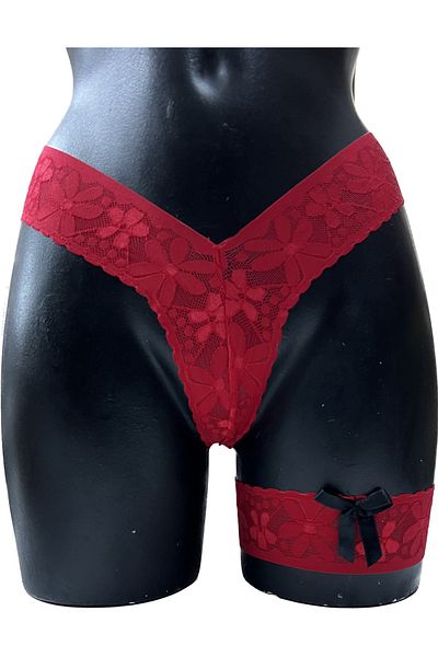 Tina Wear Φανταχτερό εσώρουχο Κομψό Κόκκινο Σετ