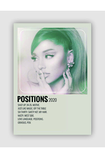 fırsatlar diyarı Ariana Grande - Positions Duvar Posteri - Duvar Dekoru - Kal...