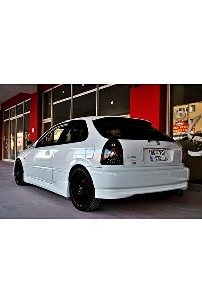 Fifty Tunning HONDA CİVİC HB ARKA TAMPON EKİ FİBERGLASS BOYASIZ