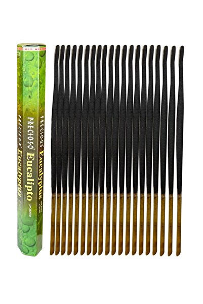 ENJOY SHOP Okaliptus Eucalyptus Kokulu Çubuk Tütsü 1 Paket 20 Adet Bambu Çubu...