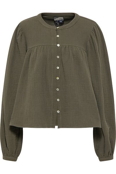 Dreimaster Vintage Bluse Incus