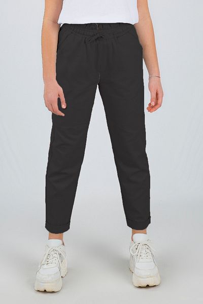 DMB BOYS & GIRLS 9-14 Years Gabardine Double Leg Elastic Waist Cotton Girl's Trousers