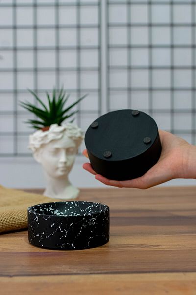 PAYATASARIM Комплект за офис от бетон, голям държач за кламери