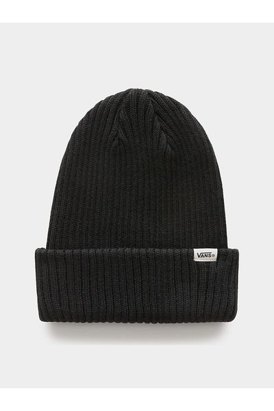 Vans Men's Black Clipped Cuff Beanie - Beanie Vn0a53vwblk1