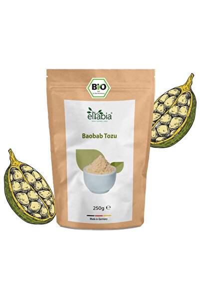 Eltabia Organik BAOBAB Tozu 250g ALMAN Premium Kalitesinde