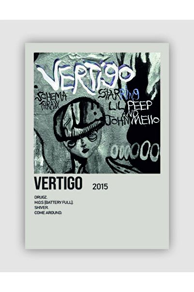 fırsatlar diyarı Lil Peep - Vertigo Duvar Posteri - Duvar Dekoru - Kalın Kağı...
