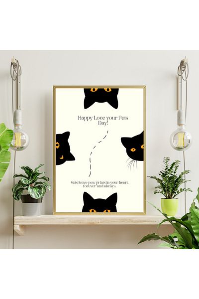 Hiruko Tasarım Atölyesi Τραπέζι Cat Love Series No:4 Τραπέζι Black Cat