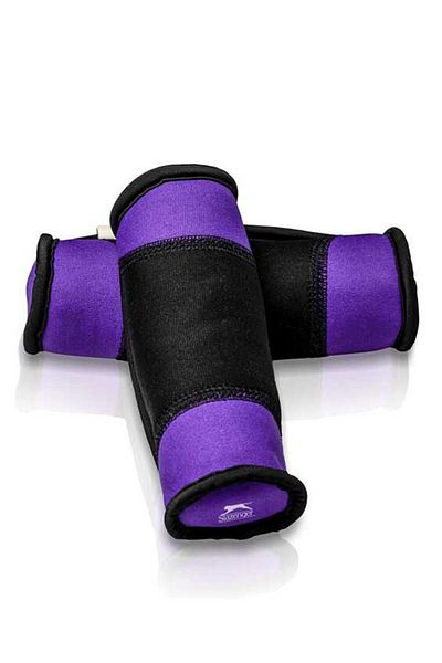 Slazenger Neoprene Dumbbell with Handle (1 kg + 1 kg) Pilates Accessories STD