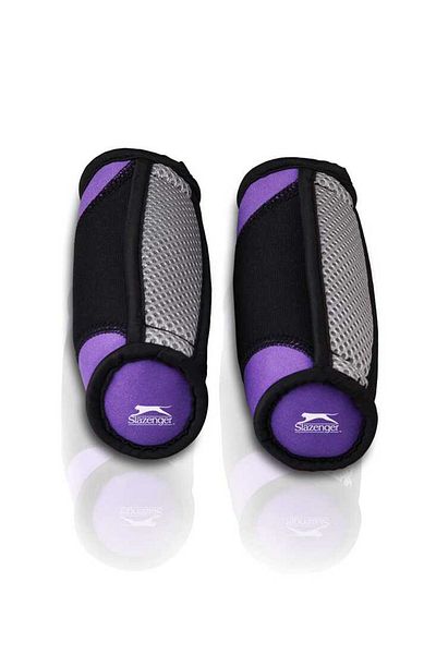 Slazenger Neoprene Dumbbell with Handle (1 kg + 1 kg) Pilates Accessories STD