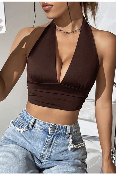 AYSİ COLLECTİON Къса яка с халтер