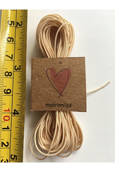 Makromİps MACROME ROPE (10 meters) PARACHUTE BRAIDING HOBBY GLASSES STRAP Rosary Bracelet NECKLACE ROPE