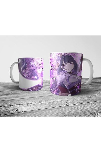 Pixxa Genshin Impact Raiden Shogun Mug Cup Model 5