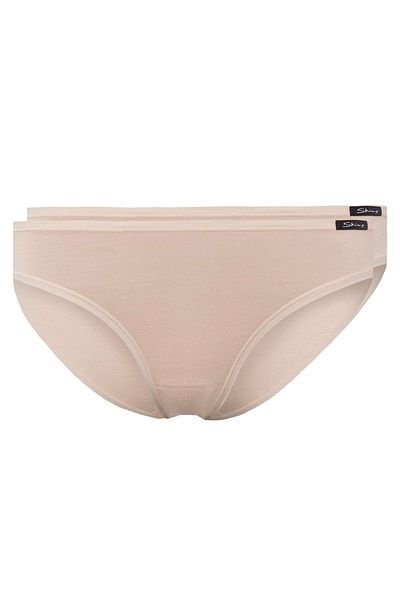Skiny Damen Rio Slip-Bikini-Abdeckung – 2er-Pack, Baumwolle, dehnbar, Basic