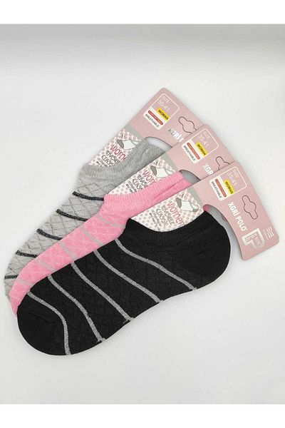 ALTUNTAŞ Thick Striped Cinnamon Socks