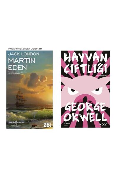 TÜRKİYE İŞ BANKASI KÜLTÜR YAYINLARI martin eden jack london - HAYVAN ÇİFTLİĞİ George Orwell