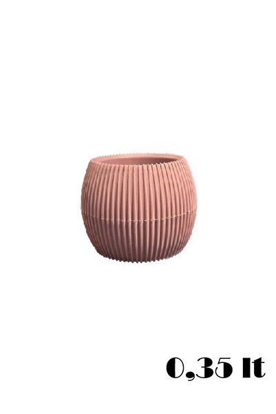 DipFiyatBurada Dekoratif Ve Modern Mercan Saksı 0,35 lt