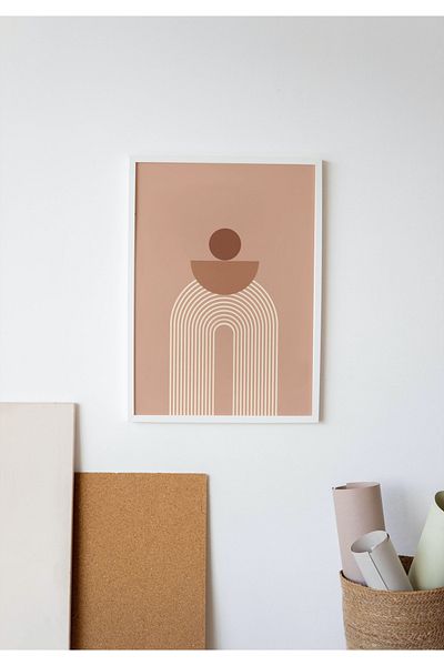 Hiruko Tasarım Atölyesi Ξύλινο Τραπέζι Bohemian Art No:4 Premium Τραπέζι