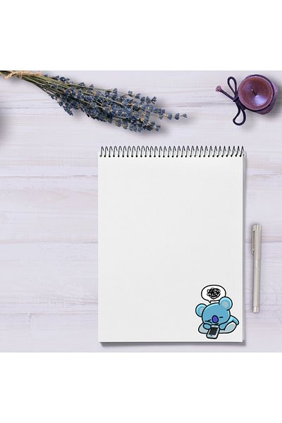 Ororabutik Σετ αυτοκόλλητων 37 τμχ Kpop Bts Bt21 - Σετ αυτοκόλλητων Scrapbook Bullet Journal
