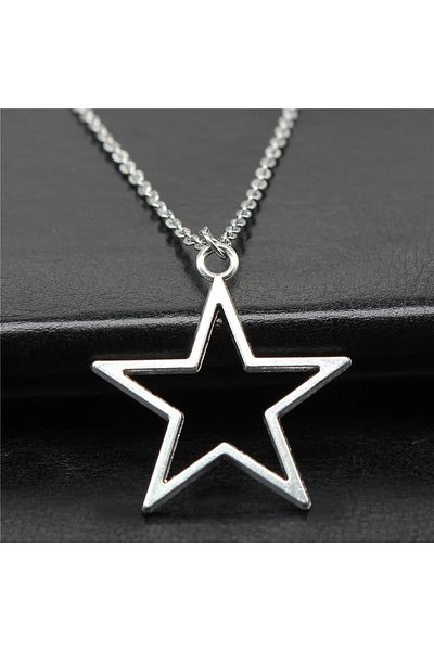Köstebek Stainless Steel Star Necklace