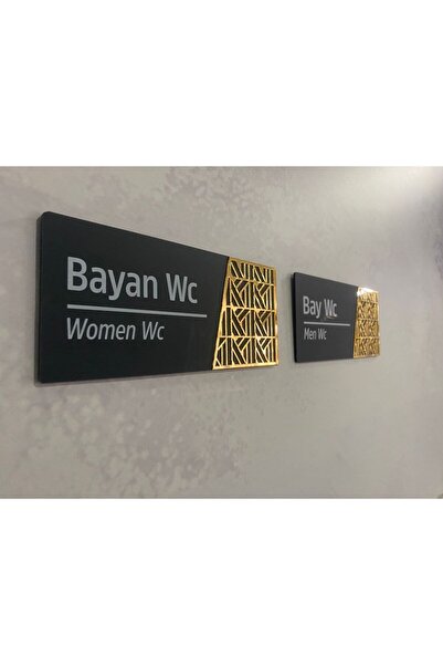 Dekokonsept Luxury Mat Antrasit Seri Wc Yönlendirme Seti