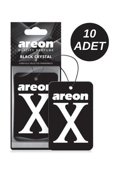 Areon X Black Crystal (SİYAH) Oto Araç Kokusu 10'lu