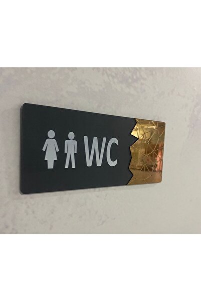 Dekokonsept Pink Pearl Serisi Wc Yönlendirme Tabelası