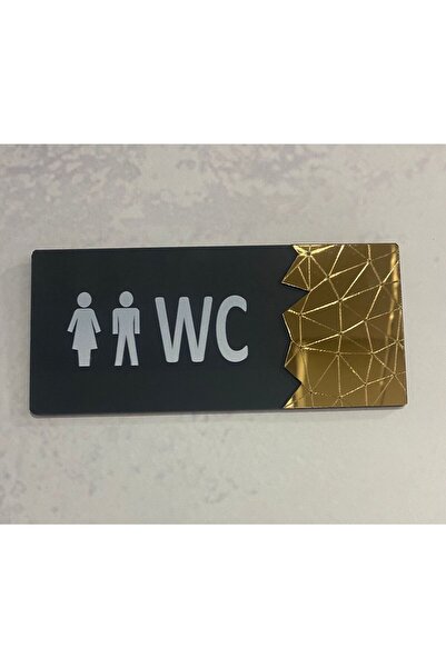 Dekokonsept Pink Pearl Serisi Wc Yönlendirme Tabelası