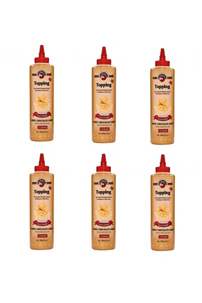 FO Beyaz Çikolatalı Topping Dondurma ve Tatlı Sosu 1 KG x 6 Adet (Koli)