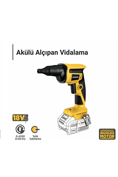 Rtrmax Akülü Alçıpan Vidalama RTX2026