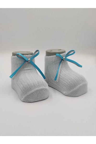 ALTUNTAŞ SINGLE NEWBORN BABY SOCKS BLUE