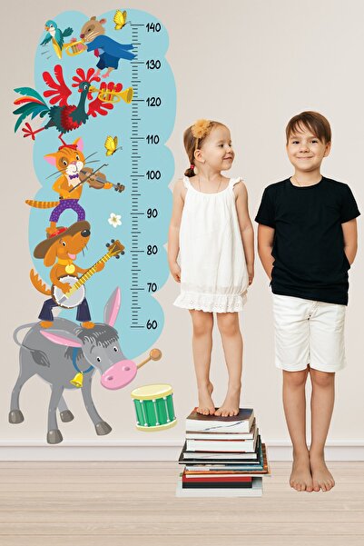 Echo Home ملصق قياس الطول لغرفة الأطفال من Bremen، مسطرة قياس الطول