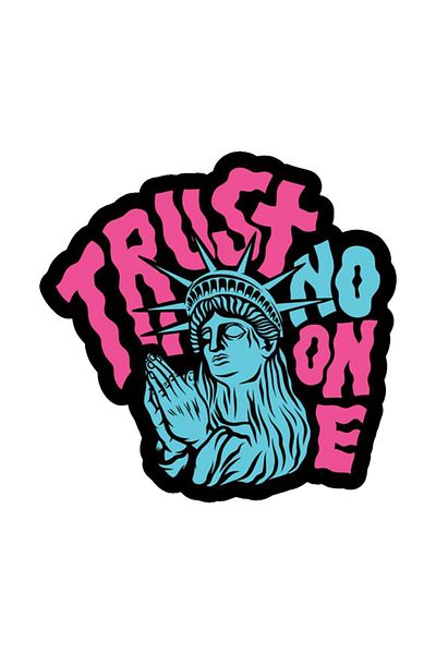 MegaSticker Statuia Libertății Statuia Libertății cu design - Autocolant pentru mașină, motocicletă, cască, laptop, sticlă 14x14 cm