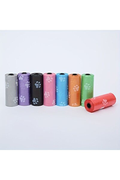 hcb ticaret 4 Pieces Roll Pet Dog Feces Collection Poop Roll Bag