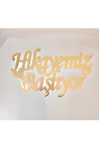 Elfora Pleksi Hikayemiz Başlıyor Yazısı Söz & Nişan & Kına & Düğün Dekoru