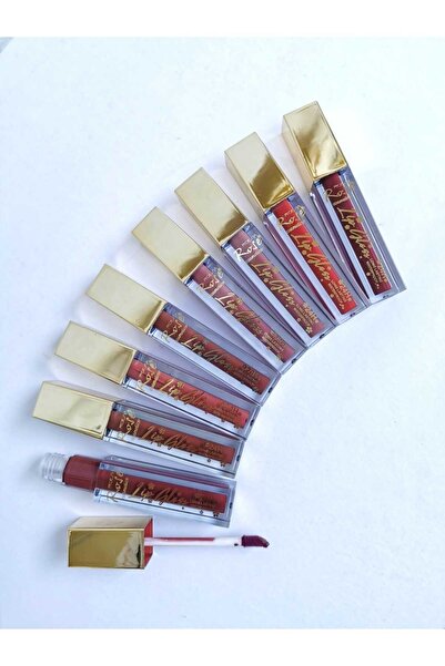 AİLY COSMETİCS Rose 24H Natural Matte 8'li Kalıcı Ruj Serisi