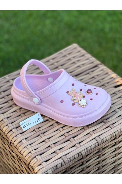 Akınal Bella Stone Stylish Design Cross Beach Pool Garden Sea Summer Soft Sole Daily Slippers
