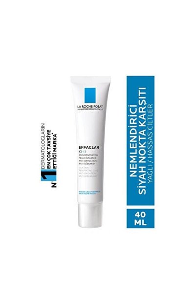 La Roche Posay إيفاكلار ك (+) - 40 مل، كريم للعناية بالوجه ينظم إفراز الدهون ...