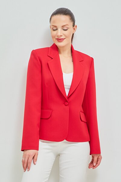 Fagi Γυναικείο αθλητικό μπουφάν με ένα κουμπί που εφαρμόζεται στη μέση