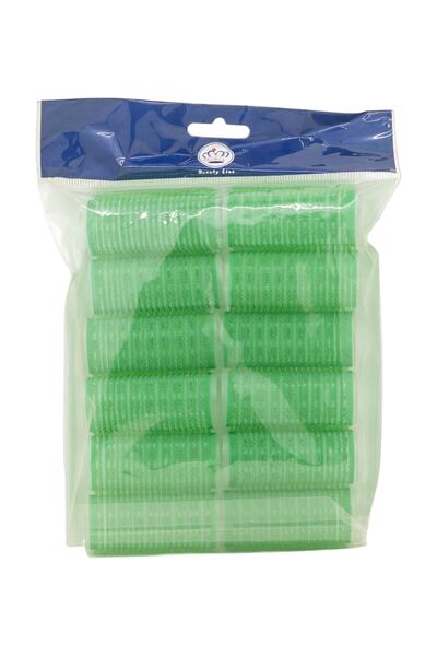 Gloria Saça Yapışan 12 Adet Cırtlı Bigudi Küçük Boy Çap 2,5 cm - 56004