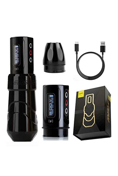 BLACKSMITH Max Black wireless pen dövme makinesi