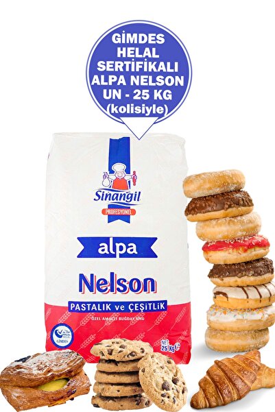 Alpa Nelson Özel Amaçlı Buğday Unu (Gimdes Helal Sertifikalı) 25 Kg - Kolisiyle