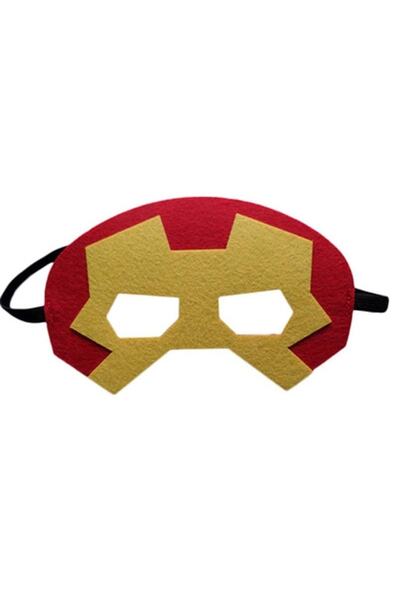 Schulzz Ironman Lastikli Keçe Çocuk Maske