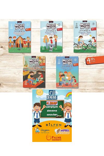 Kurmay Yayınları Kurmay Elt More and More Stories 4. Classroom Story Set 5 Books 01205 Champion Trial