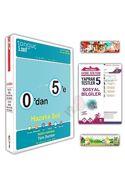 Tonguç Akademi 5.Sınıf Konu Anlatımlı Soru Bankası Seti Yaprak Test