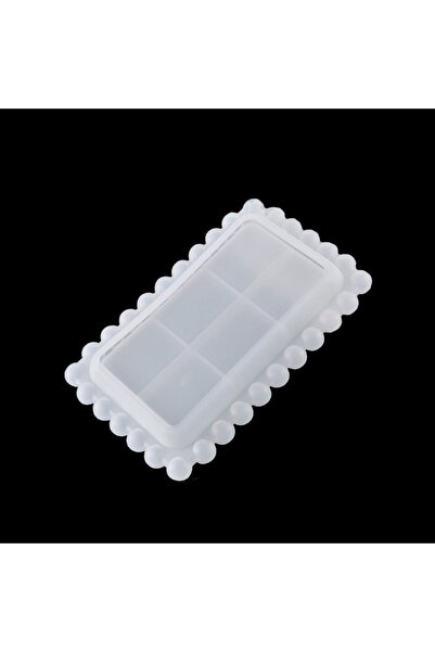 Getshop Alışveriş Pazarı Epoksi Silikon Boncuk Detaylı Tabak Kalıbı