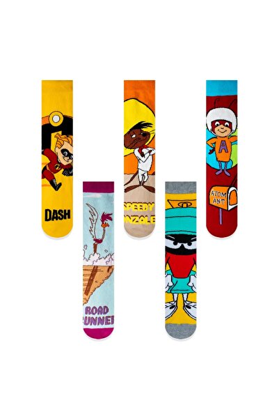 Vitamin Çorap مجموعة من 5 جوارب ملونة من سبيدي