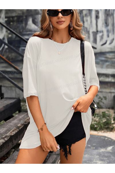 Pear Wear Πολύχρωμο T-Shirt Unisex T-shirt Oversize (Wide Fit) Tshirt