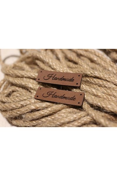 isimetiketim Leather Label 1.2*4 Cm 25 Pieces SD109