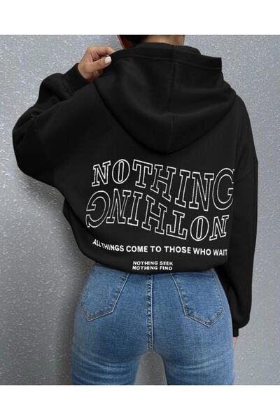 MOONBULL HORACĂ OVERSIZE CU GAGĂ IMPRIMĂ LA SPATE NIMIC