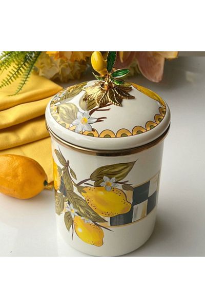 Yamaç Home MİSS BETTY Enameled Jar 15 cm lindakvnz